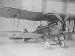 SE.5a Hisso B607 after a hard life at Biggin Hill. It has been fitted with strengthened wooden undercarriage legs